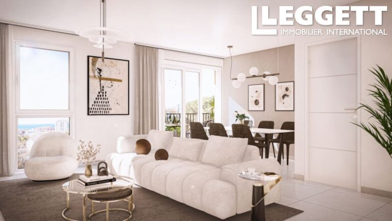 A louer APPARTEMENT DE PRESTIGE NEUF T3 79 M2 TERRASSE BORD DE MER CANNES