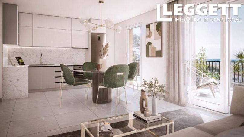 A louer APPARTEMENT DE PRESTIGE NEUF T3 67 M2 TERRASSE BORD DE MER CANNES