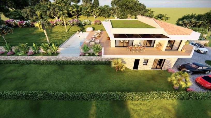 A vendre Villa avec vue mer panoramique et projet d'agrandissement - Proche de Mandelieu