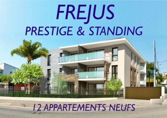 APPARTEMENT DE PRESTIGE NEUF T3 63 M2 TERRASSE BORD DE MER FREJUS