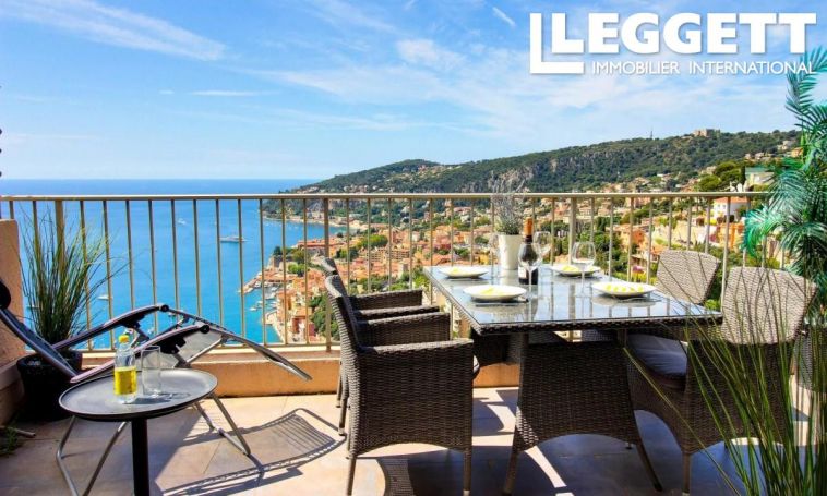 APPARTEMENT DUPLEX DE PRESTIGE T3 72 M2 TERRASSE VUE MER VILLEFRANCHE SUR MER