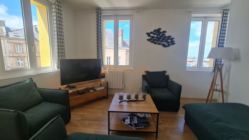 A vendre APPARTEMENT T5 120 M² DUPLEX VUE MER FECAMP