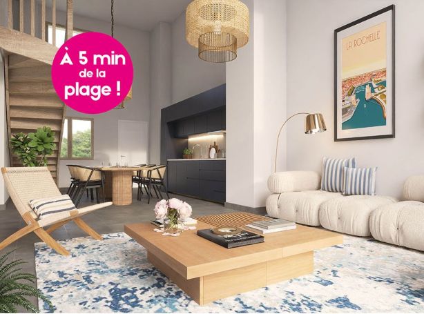 A louer APPARTEMENT T2 46 M2 BORD DE MER AYTRE