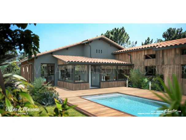 A vendre charmante maison familiale 10 pieces 190 m² plage a pieds ANDERNOS-LES-BAINS - LE BETEY