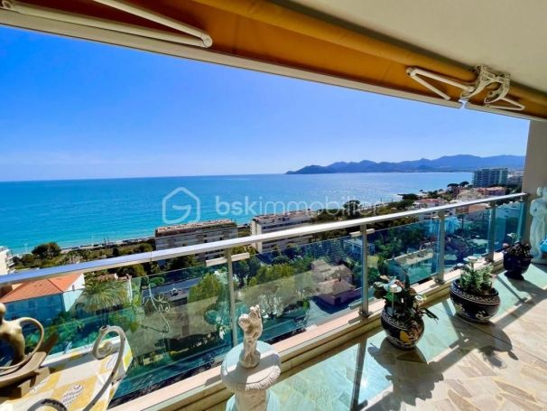 APPARTEMENT DE PRESTIGE T3 100 M2 TERRASSE VUE MER CANNES