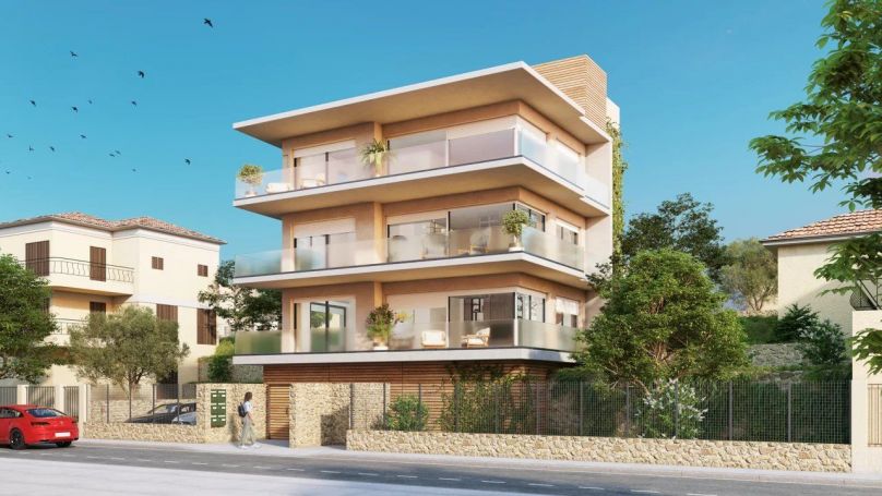 MAISON  CONTEMPORAINE BORD DE MER ROQUEBRUNE CAP MARTIN