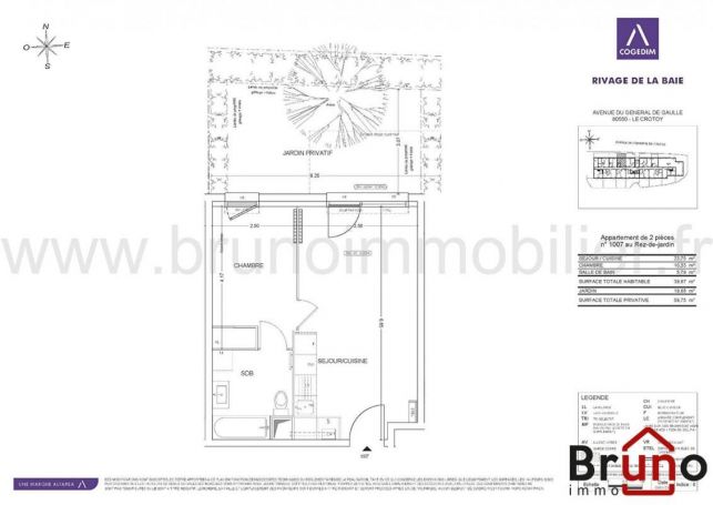 APPARTEMENT T2 39 M2 BORD DE MER LE CROTOY