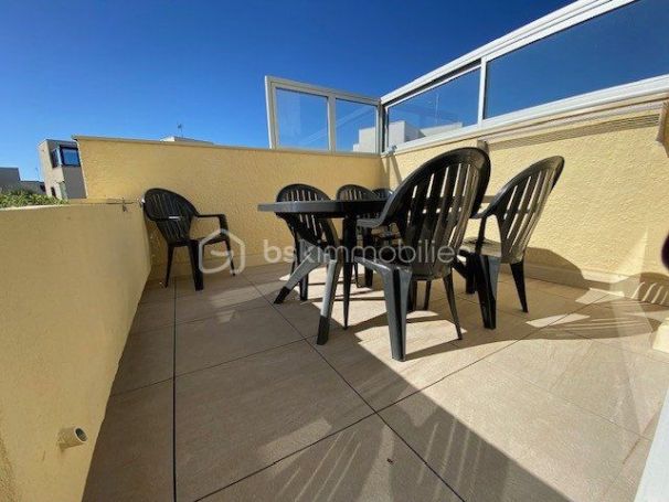 APPARTEMENT T3 37 M2 TERRASSE VUE MER LE BARCARES