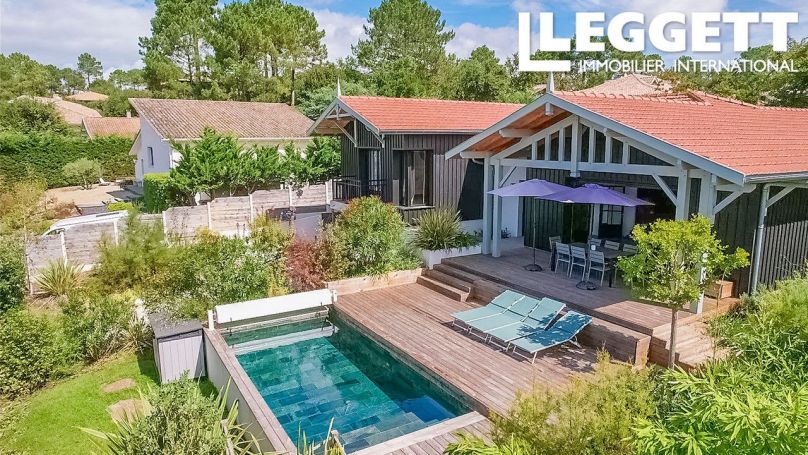 A vendre Portes de l'ocÃ©an, magnifique villa  de prestige de 172 m2 avec piscine, construite en 2022 33260 La Teste De Buch