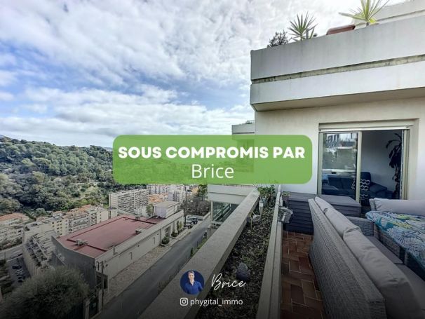 APPARTEMENT T3 71 M2 TERRASSE VUE MER NICE