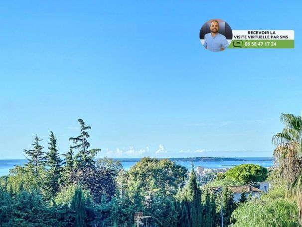 APPARTEMENT T3 69 M2 TERRASSE VUE MER ANTIBES