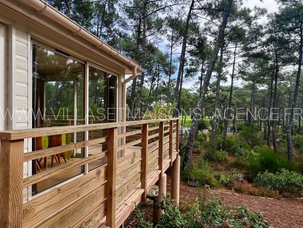 A vendre belle propriete en bois 5 pieces 76 m²  LE PORGE