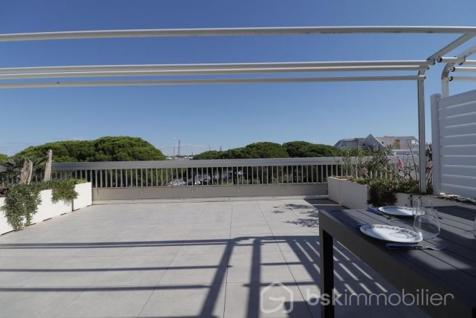 APPARTEMENT T3 42 M2 TERRASSE BORD DE MER LE GRAU DU ROI