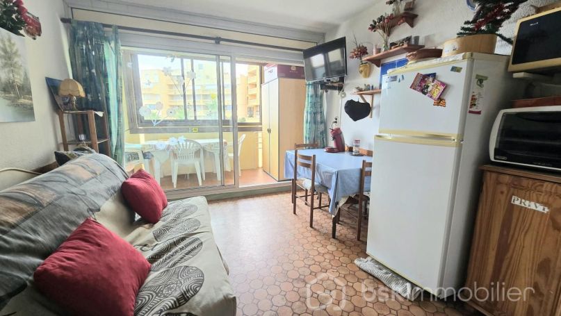 STUDIO  20 M2 VUE MER LE BARCARES