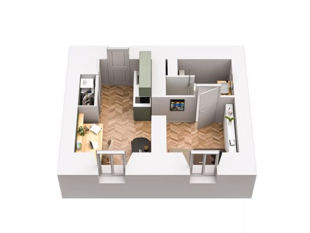 A louer STUDIO 18 M2 GRASSE