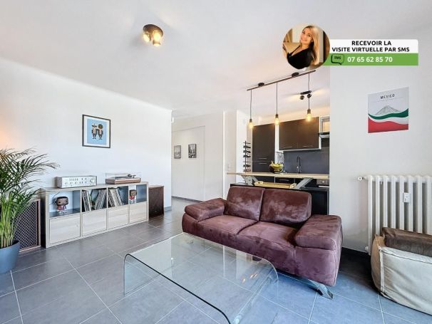 A vendre Vaste 2P | Beaux volumes | Terrasse & Balcon | Traversant | 06300 Nice