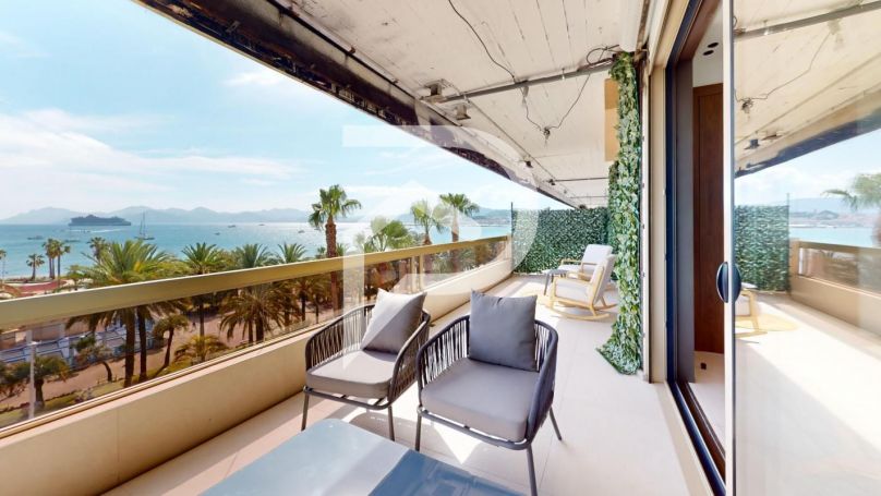 APPARTEMENT DE PRESTIGE T3 60 M2 TERRASSE BORD DE MER CANNES