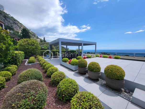 PENTHOUSE DE PRESTIGE T7 344 M2 TERRASSE BORD DE MER ROQUEBRUNE CAP MARTIN