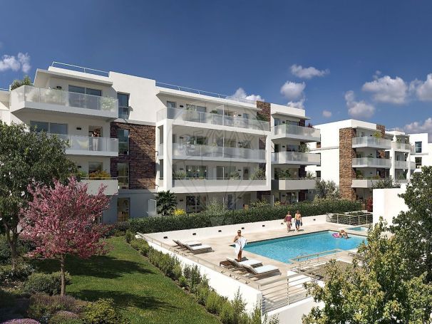 APPARTEMENT NEUF T2 42 M2 TERRASSE BORD DE MER SAINT LAURENT DU VAR