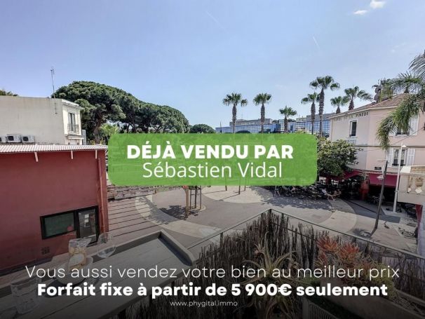 APPARTEMENT T2 46 M2 TERRASSE BORD DE MER JUAN LES PINS