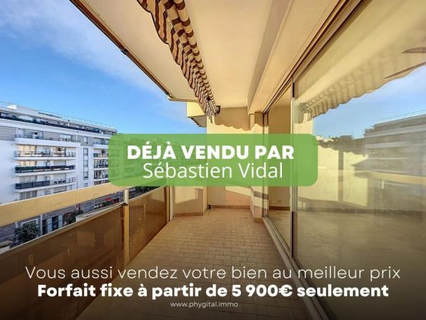 STUDIO  27 M2 TERRASSE BORD DE MER JUAN LES PINS