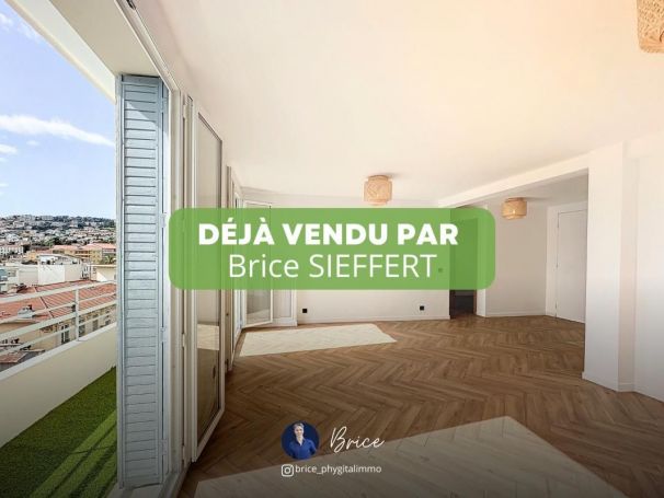 APPARTEMENT T3 67 M2 TERRASSE BORD DE MER NICE