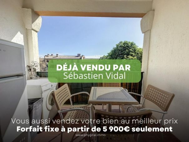 STUDIO  20 M2 TERRASSE BORD DE MER VILLENEUVE LOUBET