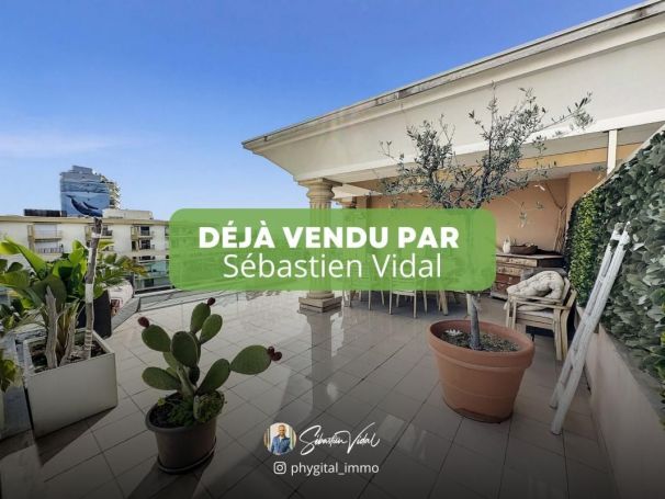 APPARTEMENT T2 42 M2 TERRASSE VUE MER SAINT LAURENT DU VAR