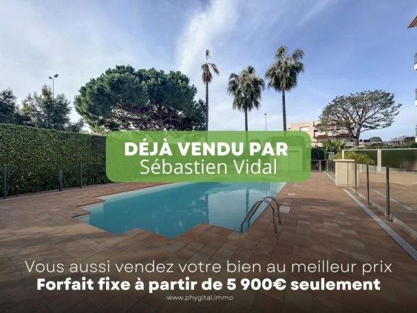 APPARTEMENT T2 42 M2 TERRASSE VUE MER SAINT LAURENT DU VAR