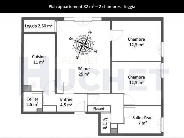 APPARTEMENT T3 82 M2  CAEN