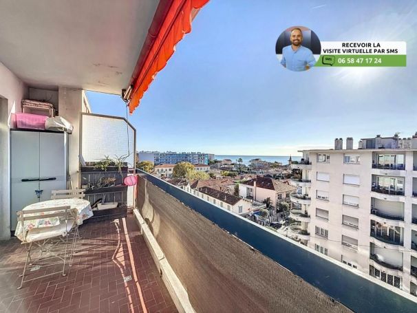 APPARTEMENT T3 68 M2 TERRASSE VUE MER CAGNES SUR MER