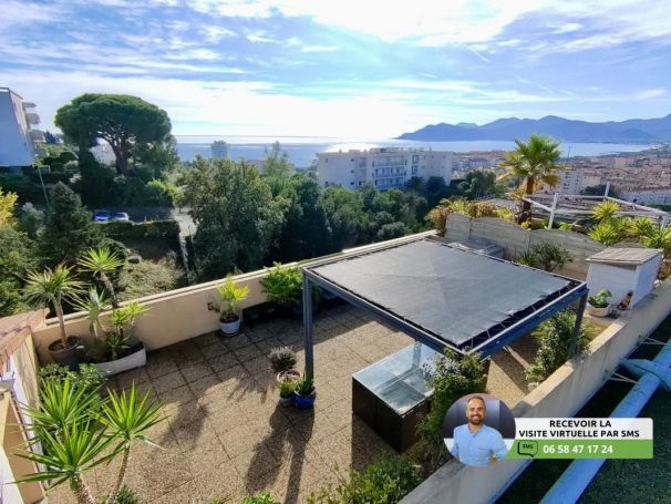 APPARTEMENT DUPLEX T3 65 M2 TERRASSE VUE MER CANNES