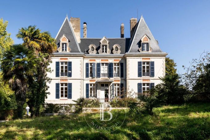 A vendre BEAU MANOIR NAPOLEON III 14 PIECES 520 M² SALIES DU BEARN