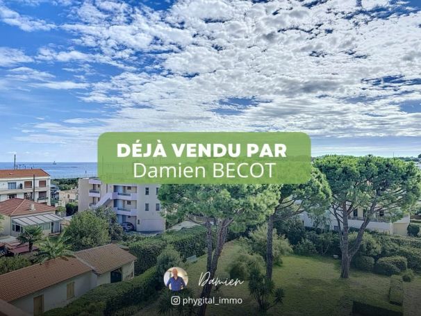 APPARTEMENT T3 54 M2 TERRASSE VUE MER ANTIBES