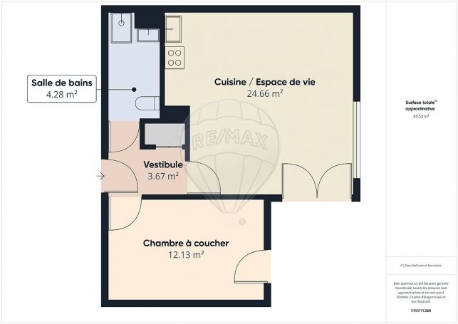 APPARTEMENT T2 45 M2  CARQUEFOU