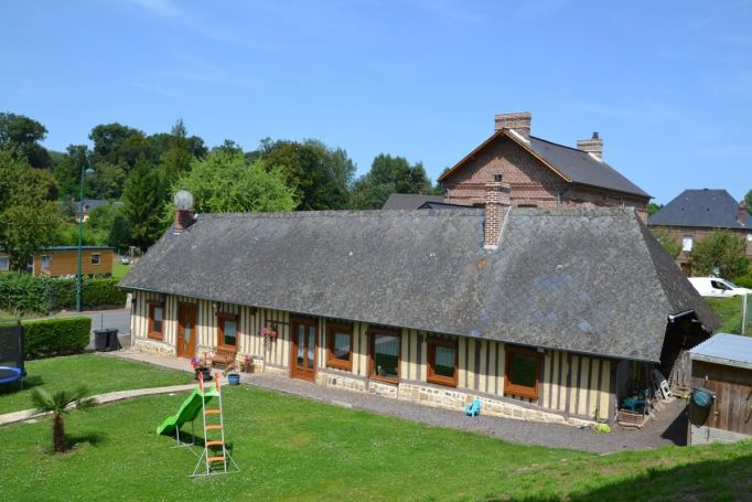 A vendre Maison normande  rénovée proche plage St Aubine sur mer (76)