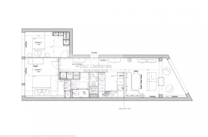 A louer APPARTEMENT T3 68 M2 PIEDS DANS L'EAU LE TOUQUET PARIS PLAGE