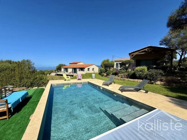 A louer MAISON CONTEMPORAINE VUE MER PROPRIANO