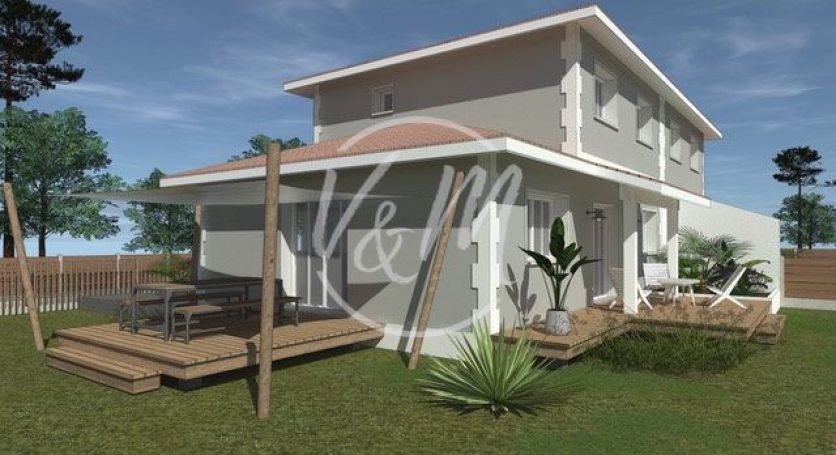 A vendre MAISON CONTEMPORAINE BORD DE MER ARES