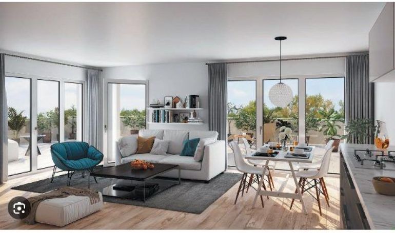 A vendre APPARTEMENT T2 40 M2 TERRASSE BORD DE MER LA SEYNE SUR MER