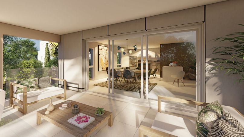 A vendre APPARTEMENT DE PRESTIGE T3 90 M2 TERRASSE VUE MER SIX FOURS LES PLAGES