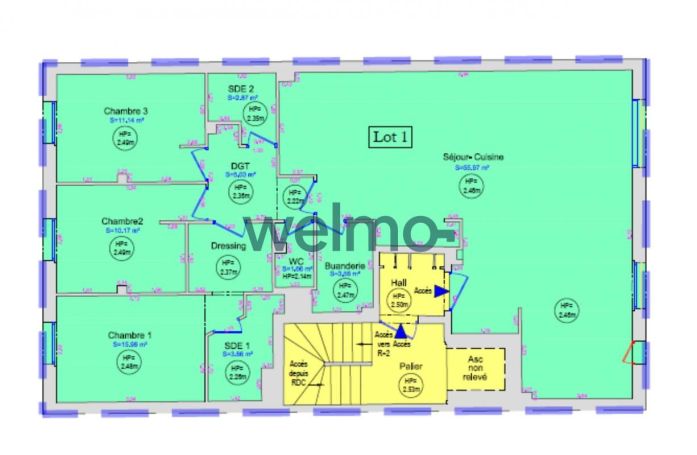 A louer APPARTEMENT NEUF T5 110 M2 BORD DE MER SETE