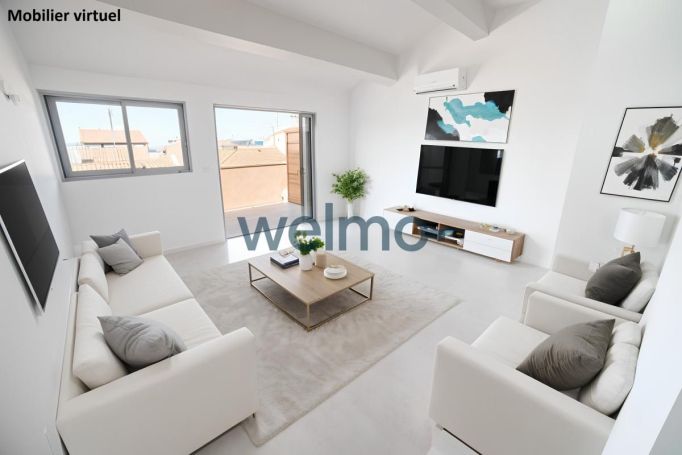 A louer APPARTEMENT DUPLEX NEUF T3 75 M2 TERRASSE VUE MER SETE