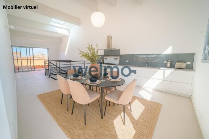 A louer APPARTEMENT DUPLEX DE PRESTIGE NEUF T5 100 M2 TERRASSE BORD DE MER SETE