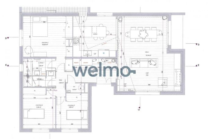 A louer MAISON D'ARCHITECTE ORVAULT