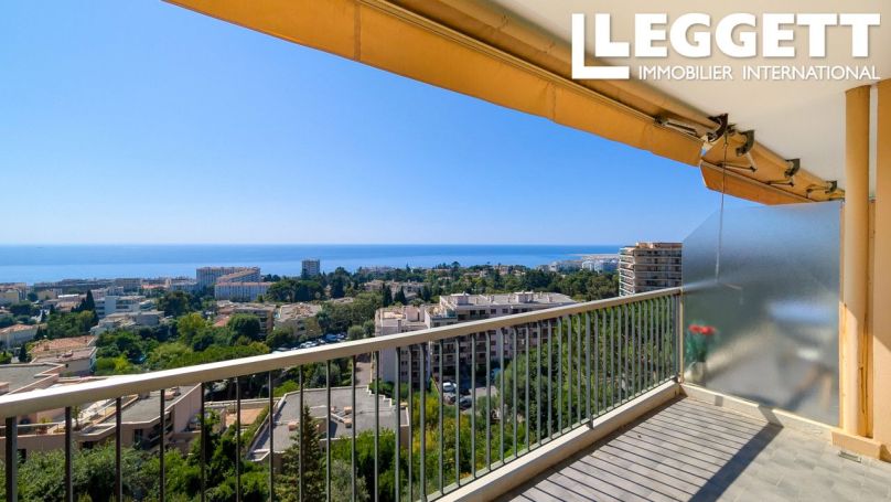 A louer APPARTEMENT DE PRESTIGE T2 60 M2 VUE MER NICE