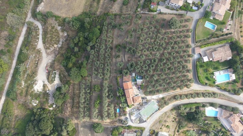 A vendre Somptueux ET Unique Terrain constructible avec vue Panoramique CAGNES SUR MER