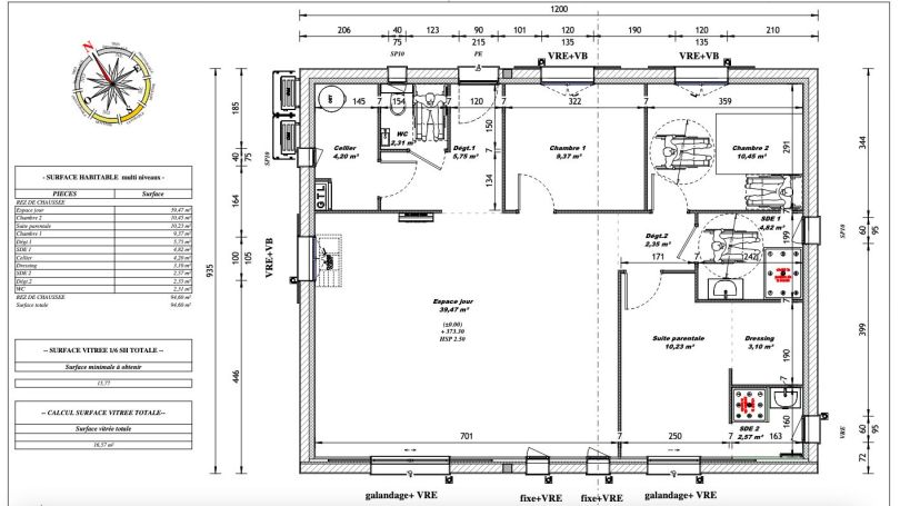 A louer MAISON 5 PIECES 900 M2 TAVERNES