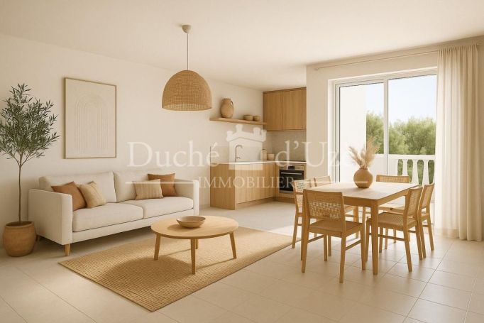 A louer APPARTEMENT T3 75 M2 TERRASSE UZES