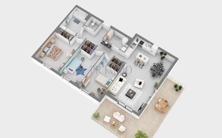 A louer APPARTEMENT DE PRESTIGE NEUF T4 87 M2 TERRASSE BORD DE MER CAVALAIRE SUR MER